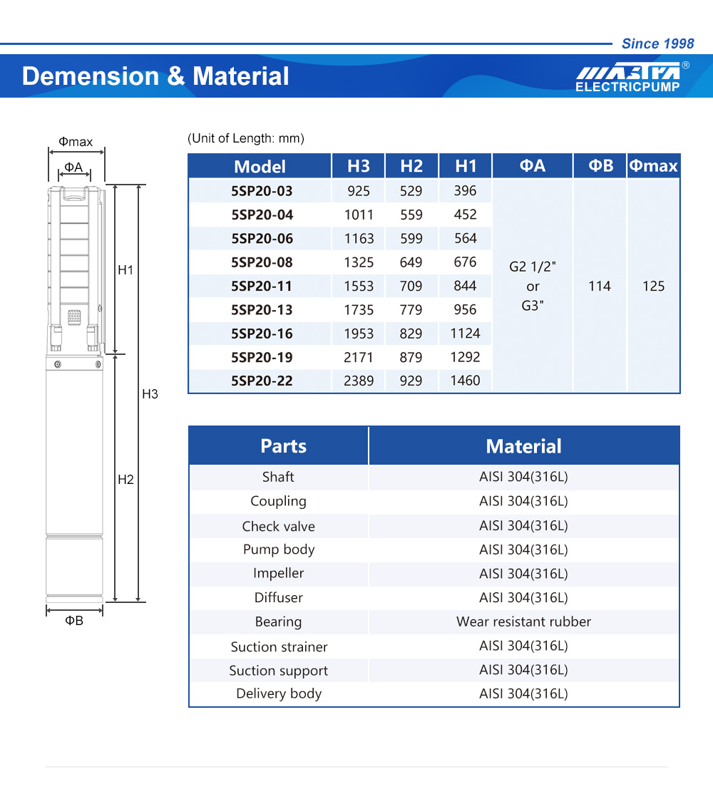 pompe à eau italienne